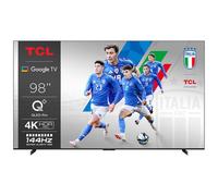 TCL C65 Serie C6 Smart TV QLED 4K 98" 98C655, 144Hz, audio Onkyo con subwoofer, Google TV