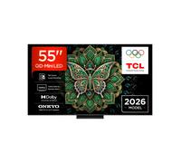 TCL 55C6K PRO TV MINI LED, SMART TV, 55 ", QD-Mini Processore AiPQ A73, Black