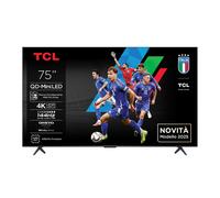 TCL C6K Serie Smart TV QD-MiniLED 4K 75'' 75C6K, 144Hz, audio Onkyo 2.1, Dolby Vision IQ & Atmos, Google TV Tcl