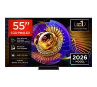 T 7L TV 55C7L SQD-Mini LED da 55", 4K HDR, 2700 nit, 800 zone di dimming, Google TV, 144Hz, Dolby Vision & Atmos, Audio Bang & Olufsen