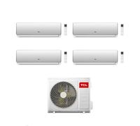 TCL Climatizzatore Condizionatore Inverter Quadri Split Elite F2 serie SN F2S0 9+9+9+18 con MT3240 Wi-Fi R-32 Classe A++