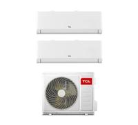 TCL Climatizzatore Dual split Inverter BreezeIN P5 serie SN09P5 9+9 con MT2730 Wi-Fi R-32 Classe A++