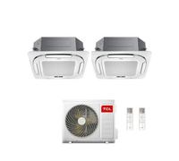 T limatizzatore Inverter Dual Split a Cassetta 9+18 con MT1821 Wi-Fi R-32