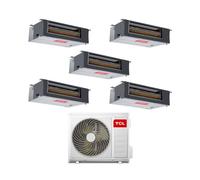 TCL Climatizzatore Penta Split Canalizzato 9+9+9+9+18 con MT4250 Inverter R-32 Classe A++
