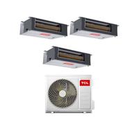 TCL Climatizzatore Trial Split Canalizzato 12+12+12 con MT3240 Inverter R-32 Classe A++