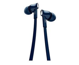 TCL MTRO100 In-Ear Headphones con microfono (cavi piatti senza groviglio, controllo di chiamata e musica con microfono remoto e in linea, tubo acustico ovale), Blu