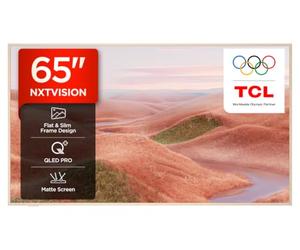 TCL NXTVISION A300W - Smart TV QLED Pro 4K HDR da 65", Schermo opaco