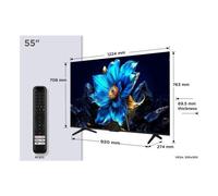 TCL P7K Serie Smart TV QLED 4K 55" 55P7K, Dolby Vision - Atmos, HDR10+, Google TV