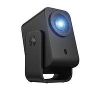 TCL Proiettore portatile C1 GTV, risoluzione nativa 1080P, supporto Gigabit integrato, licenza Netflix, Wi-Fi e Bluetooth, durata di 30.000 ore, messa a fuoco automatica, audio digitale DLP da 8 W