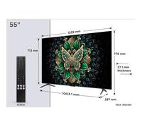 TCL Serie C69K Smart TV QD-MiniLED 4K 55" 55C69K, 144Hz, audio Onkyo 2.1, Dolby
