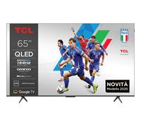 TCL Smart TV 65 Pollici 4K Ultra HD Display QLED Sistema Google TV Processore AiPQ Pro 4K HDR Pro colore Metallico - 65P89K