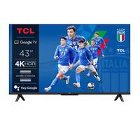 TCL P655 Serie P65 Smart TV Ultra HD 4K 43" 43P655, Dolby Audio, Controlli vocali, Google TV