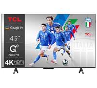 TCL C69 Serie C6 Smart TV QLED 4K 43" 43C69B, Dolby Vision, Dolby Atmos, Google TV