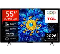 TCL 55P8L TV MINI LED, SMART TV, 55 ", QD-Mini Processore AiPQ A73, Black