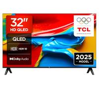 TCL TV 32V4C - 32'' HD Smart QLED Direct LED con Android TV e HDR - Compatibile con Google Cast e Google Home, Design Delgado, 2025 V4C
