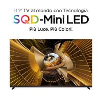 TCL X11L TV 98X11L SQD-Mini LED da 98'', 4K UHD, 10.000 nit e 20.736 zone di dimming, Smart Google TV a 144Hz, Dolby Vision & Atmos, Audio Bang & Olufsen Tcl