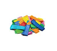 TCM FX Metallizzato Coriandoli rettangolari 55x18mm, Multicolore, 1kg