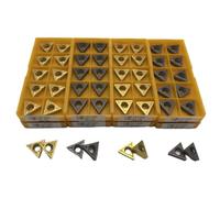 TCMT16T304 TCMT16T308 Inserto in metallo duro Utensile for tornitura esterna di alta qualità Taglio CNC Tornio for tornitura Inserto for lavorazione dell'acciaio 10 pezzi(TCMT16T308 UE6020)