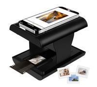 TCNEWCL Mobile Film Scanner di negativi e diapositive 35 mm, Visualizzatore di diapositive per trasformare vecchie diapositive in immagini digitali, Scanner di film portatile e pieghevole con LED