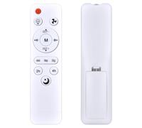 TCNOUMT Telecomando di ricambio compatibile con ventilatore da soffitto OLX LITTARBY JTT AURALK Flarouch OSTIVE FanLito Auralk FanSEXPERT KoolShiro con luci