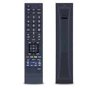 TCNOUMT Telecomando TV CT-90345 Ricambio per Toshiba Regza TV CT-90237 32SL733 32SL753B 40SL733 40WL743 40WL753G 46SL733G 46WL753 47V635D
