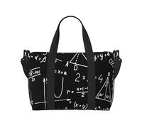 Tcoay Algebra Geometria Matematica Astratta, Borsa da Spiaggia per Donna - Borse da Viaggio a Mano e a Tracolla Riutilizzabili