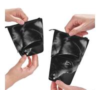 Tcoay Astuccio portapenne telescopico con simpatico cane Labrador nero, portapenne in piedi