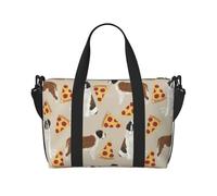 Tcoay Borsa da spiaggia per donna con cane di razza San Bernardo - Borse da viaggio a mano e a tracolla riutilizzabili