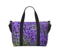 Tcoay Borsa da spiaggia viola lavanda per donna - Borse da viaggio a mano e a tracolla riutilizzabili
