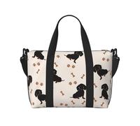 Tcoay Cane Bassotto, Borsa da spiaggia per donna - Borse da viaggio a mano e a tracolla riutilizzabili