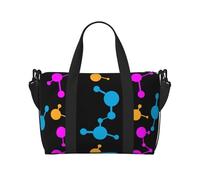 Tcoay Chimica Struttura Atomica Molecolare, Borsa da Spiaggia per Donna - Borse da Viaggio a Mano e a Tracolla Riutilizzabili