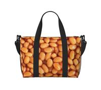 Tcoay Fagioli al forno, borsa da spiaggia per donna - borse da viaggio a mano e a tracolla riutilizzabili