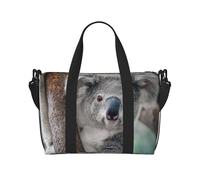 Tcoay Laid-Back Koala, borsa da spiaggia per donna - borse da viaggio a mano e a tracolla riutilizzabili