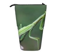 Tcoay Mantide religiosa verde, portapenne in piedi, astuccio per cancelleria, astuccio per matite, organizer, astuccio telescopico