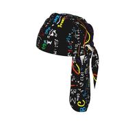 Tcoay Passamontagna pezzi bandana berretto regolabile per protezione solare ad asciugatura rapida sport, formula matematica fisica