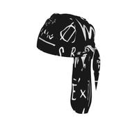 Tcoay Passamontagna pezzi bandana berretto regolabile per protezione solare ad asciugatura rapida sport, formula fisica legge E=Mc2