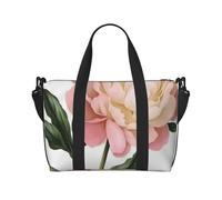 Tcoay Peonia, borsa da spiaggia per donna - borse da viaggio a mano e a tracolla riutilizzabili