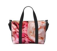 Tcoay Peonia, borsa da spiaggia per donna - borse da viaggio a mano e a tracolla riutilizzabili
