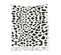 Tcoay Sciarpa in finto cashmere, scialle stampato da donna, sciarpa da donna, stampa cane dalmata, macchie nere