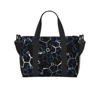 Tcoay Simboli chimici della chimica, borsa da spiaggia per donna - borse da viaggio a mano e a tracolla riutilizzabili