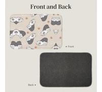 Tcoay Tappetino antiscivolo per pavimento, assorbente, per bagno, zerbino, tappeto, Old English Sheepdog