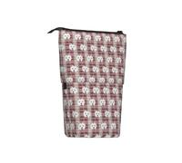 Tcoay Tutti i miei migliori amici sono Westies, portapenne in piedi, astuccio per cancelleria, astuccio per matite, organizer, astuccio telescopico