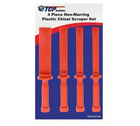 TCP Global Set di 4 raschietti per chisel in plastica, 3/4, 7/8, 1, 1-1/2 larghi, lunghezza 11 by