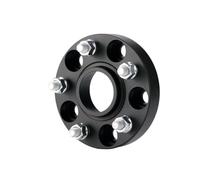 TCPCHKHOPP Distanziali Centrati Mozzo per Quattroporte per Alfieri per Ghibli per Gran Distanziale Ruota 1 Pezzo PCD 5x114.3 CB 67.1mm M12x1.5 Distanziali Ruota(Black 25mm 1PC)