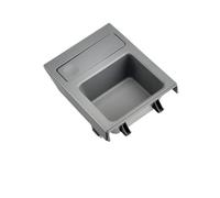 TCPCHKHOPP Pannello Cruscotto per La Serie E46 1999-2006 51168217953 Doppio Foro Centrale Anteriore Portamonete Portaoggetti Console Scatola Immagazzinaggio Car Styling Listello Interno(12)