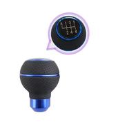 TCPCHKHOPP Pomello Leva Cambio per Logitech G923 G29 G27 G25 TH8A per ETS2 per ATS E La Maggior Parte delle Auto Pomello Cambio Manuale Universale A 6 velocità Manopola Cambio(R Left Blue)