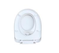TCSMSDMO Compatibile con copriwater for Uso Domestico, Adattatore for WC for Bambini e Adulti, Doppio Strato, for l'addestramento al vasino(QC0098WHITE-U)