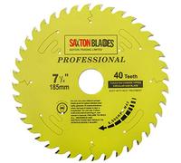 TCT18540TPRO Saxton Professional Range TCT Lama per sega circolare 185 mm x 40 x 30 mm Alesaggio, 16, 20, 25 mm Anelli di riduzione Compatibile con Bosch Makita Dewalt ecc