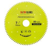 TCT19080TPRO Saxton Professional Range TCT Lama per sega circolare, 190 mm x 80 T x 30 mm, foro 16, 20, anelli di riduzione 25 mm