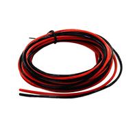 TCVCTNMZTX 18. AWG0.8. 2mm2 cavo elettrico 3Meter [1,5 m nero e 1, rosso] ROCO MOBILE E FLESSIBILE RAME ALTA RESISTENZA TEMPERATURA Filo elettrico